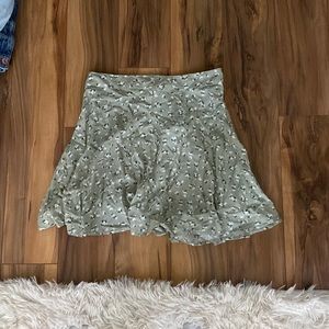 Ultra High-Rise Floral Hollister Skirt